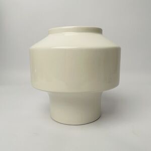 Uttermost Modern Pedestal Ceramic Vase Off White Glaze Model 18049 Urn Planter 7